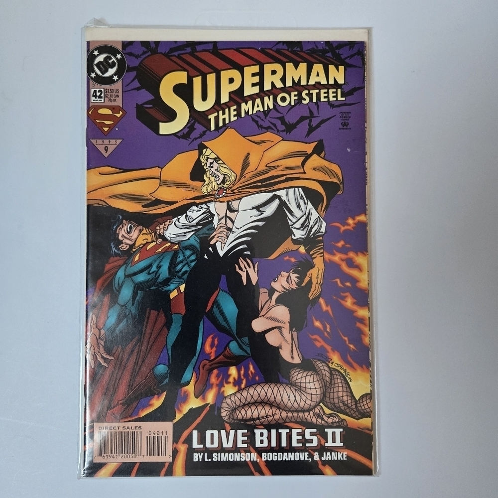 Dc Comics Superman The Man of Steel Comic Issue 42